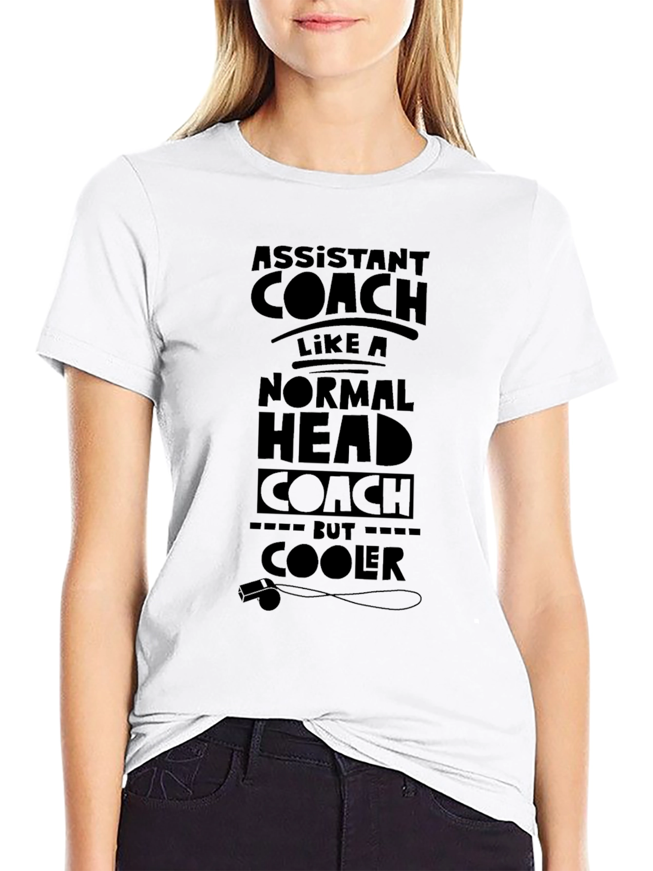 Assistant Coach Funny T-Shirt - Cooler Than Head Coach