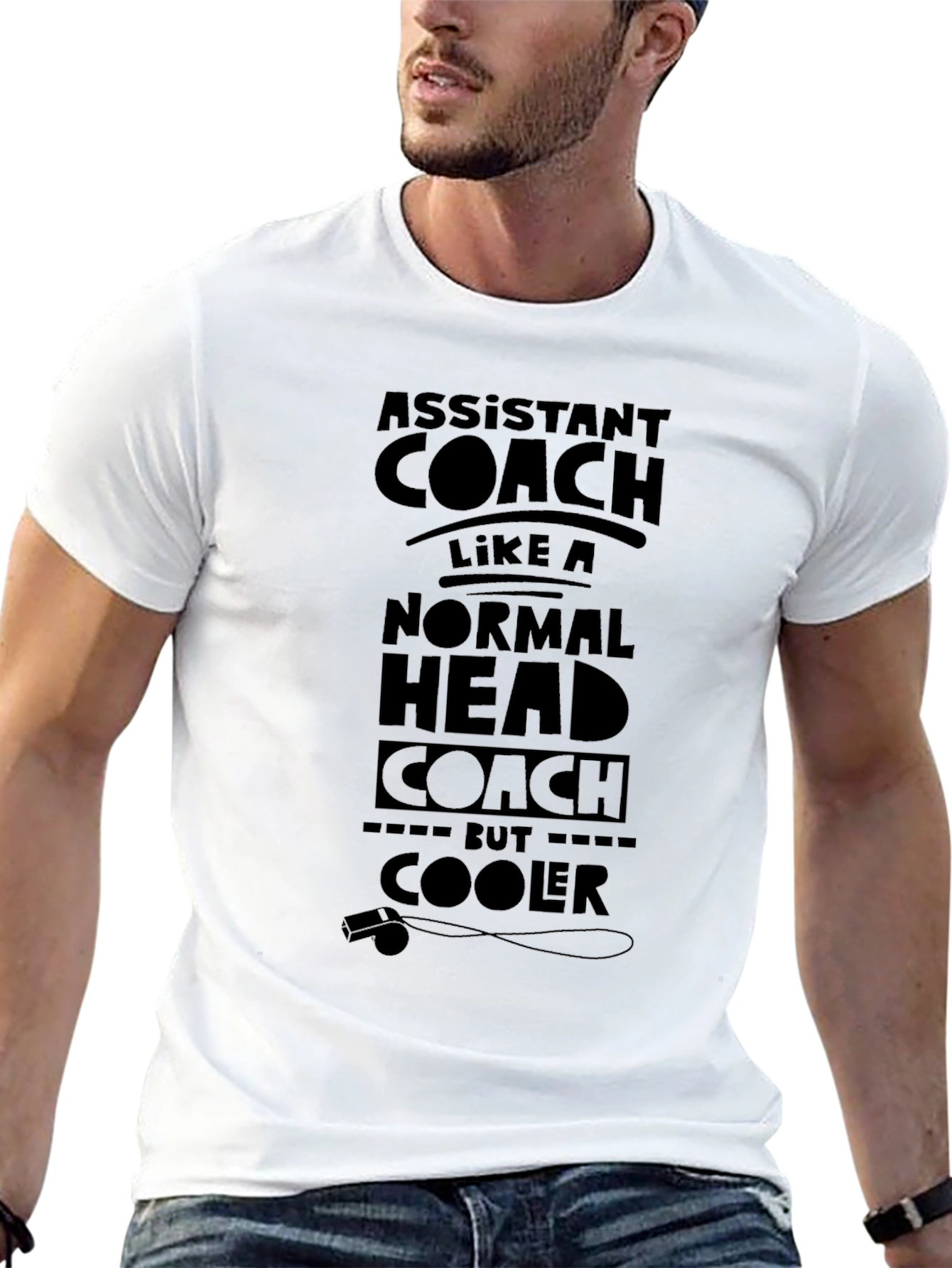Assistant Coach Funny T-Shirt - Cooler Than Head Coach