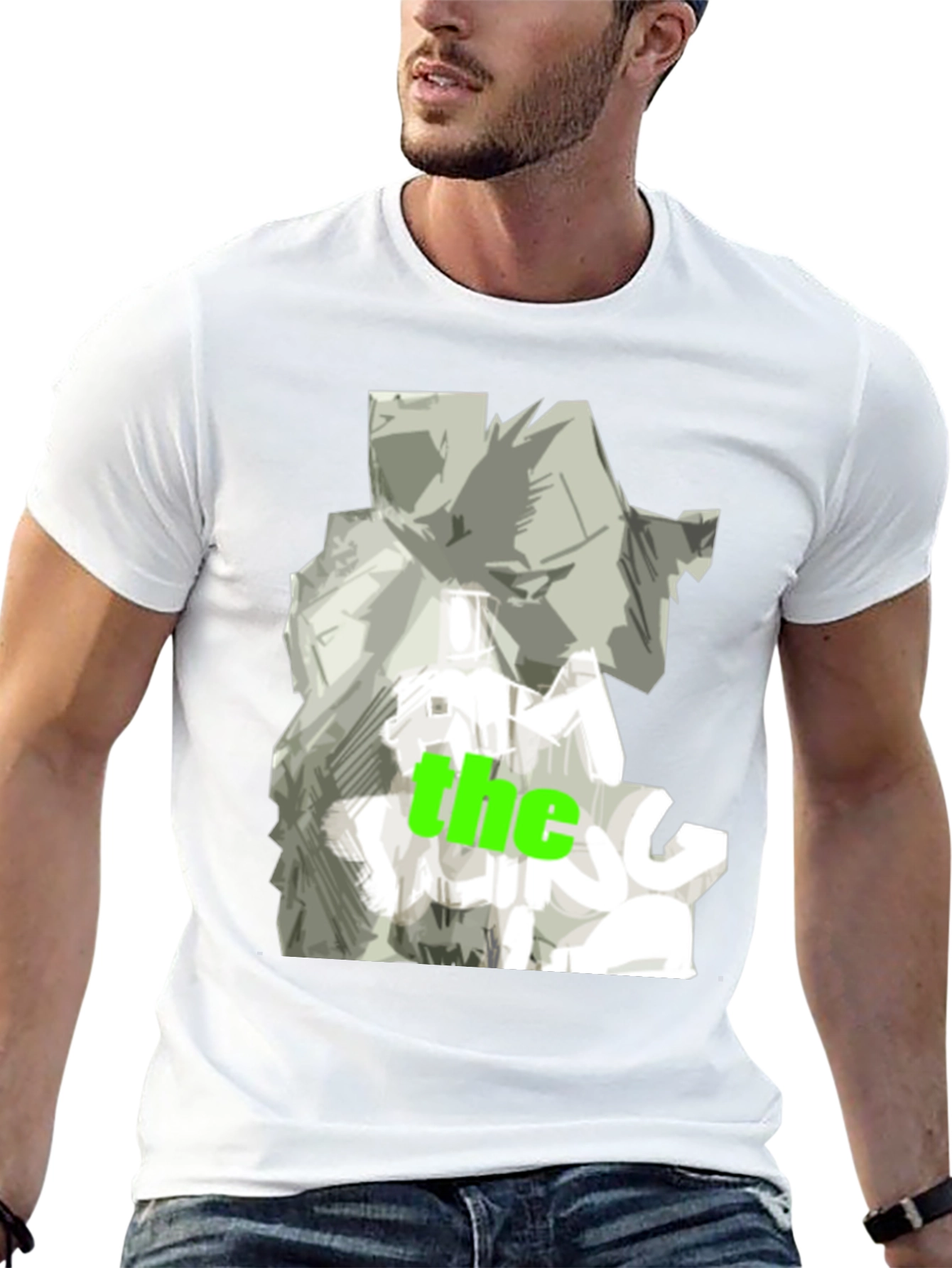 Abstract Graphic Print T-Shirt