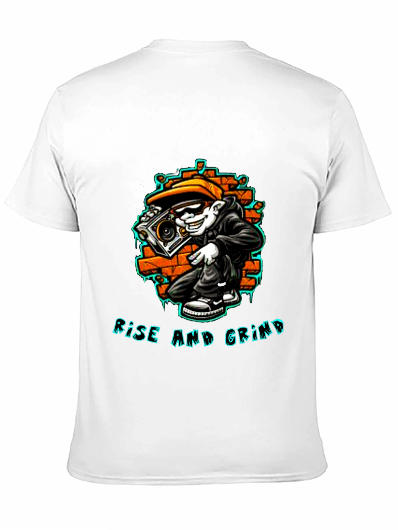 Rise and Grind Graphic Tee - Streetwear Style