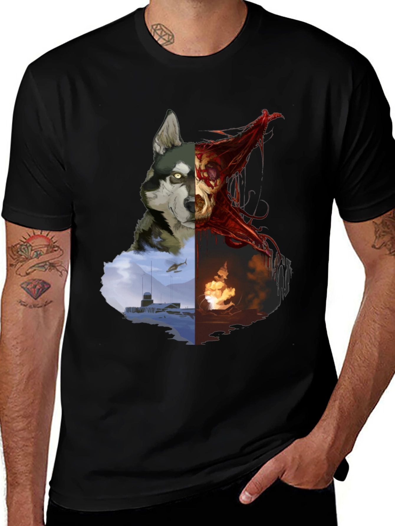 The Thing Inspired Graphic T-Shirt