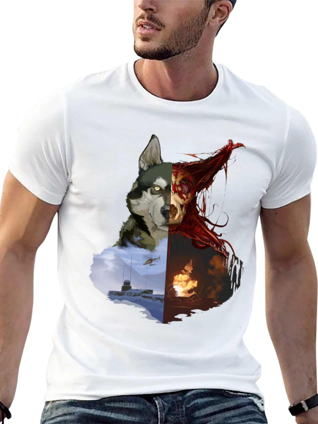 The Thing Inspired Graphic T-Shirt
