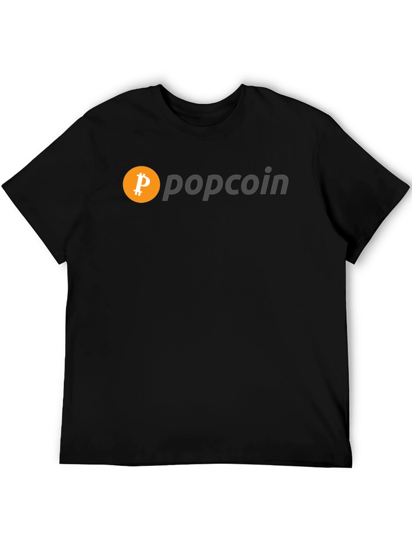 Popcoin Bitcoin Inspired Graphic T-Shirt