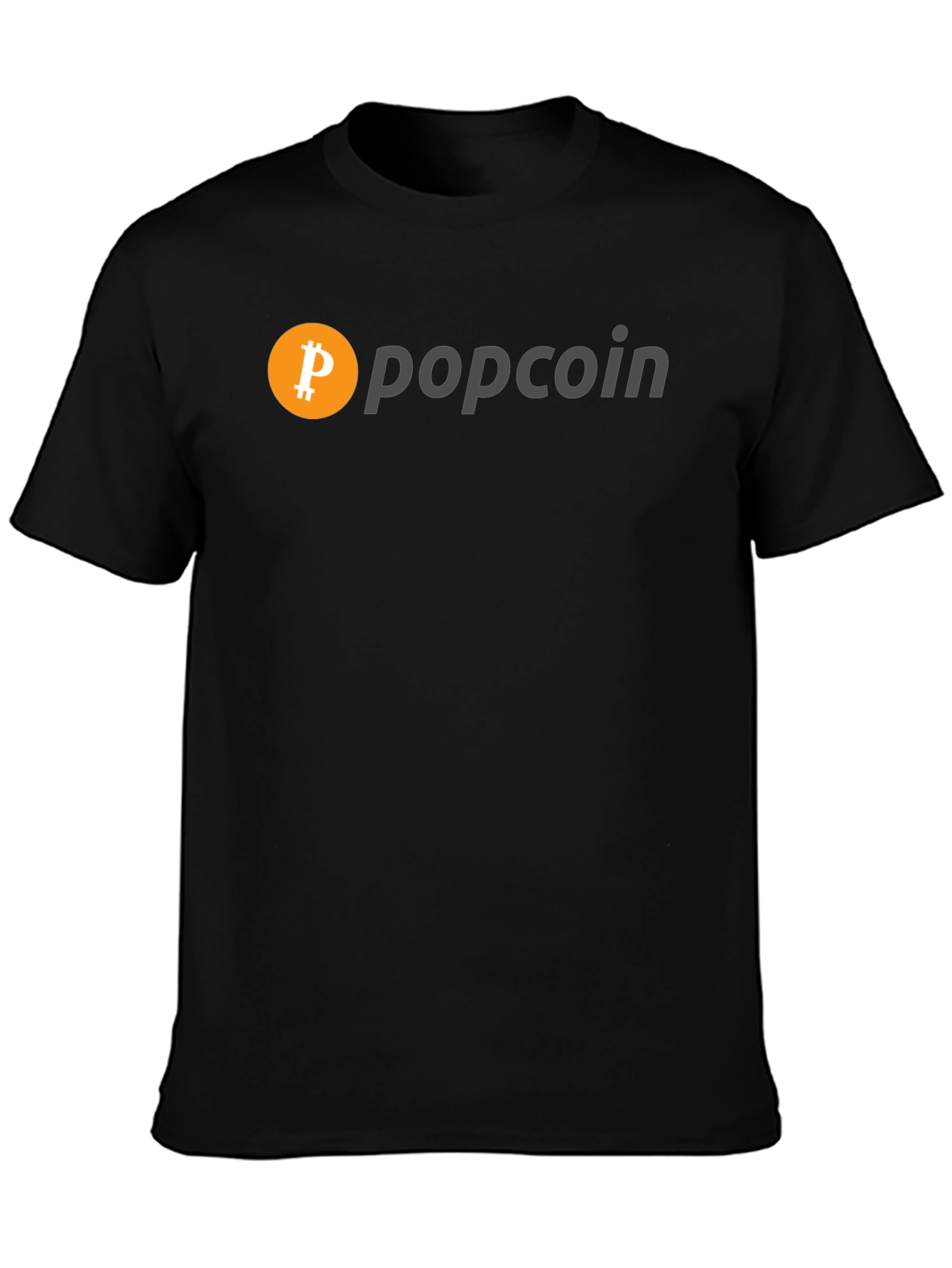 Popcoin Bitcoin Inspired Graphic T-Shirt