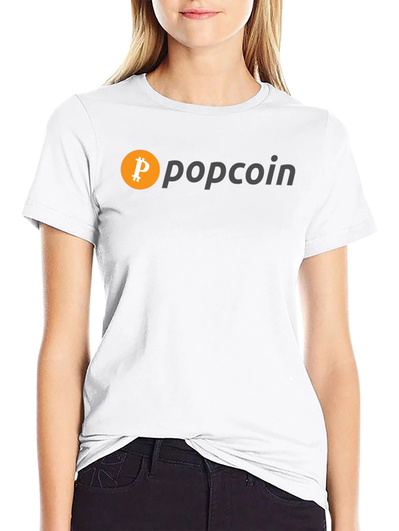 Popcoin Bitcoin Inspired Graphic T-Shirt