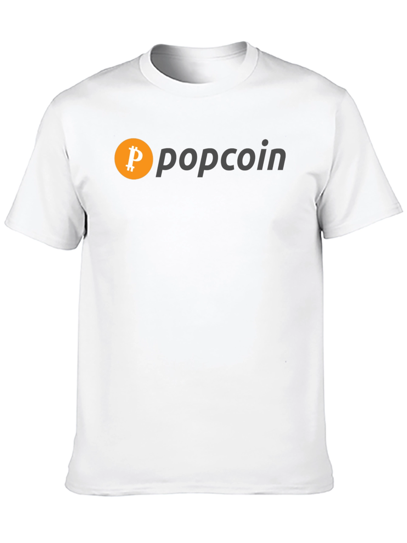 Popcoin Bitcoin Inspired Graphic T-Shirt