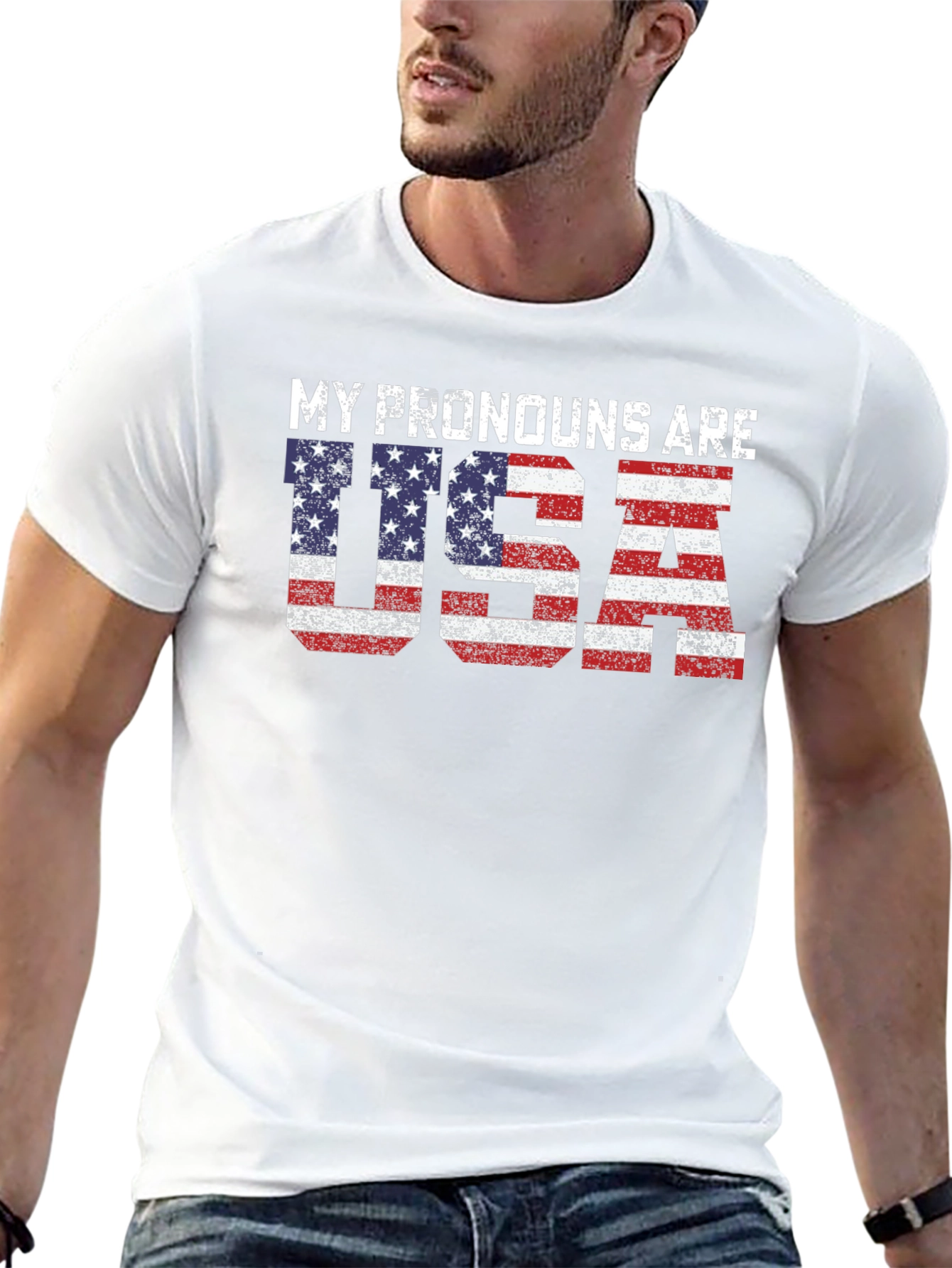 My Pronouns Are USA Patriotic T-Shirt