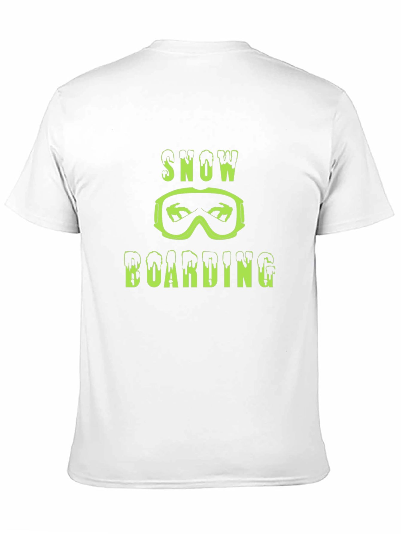 Snowboarding Graphic Tee - Black