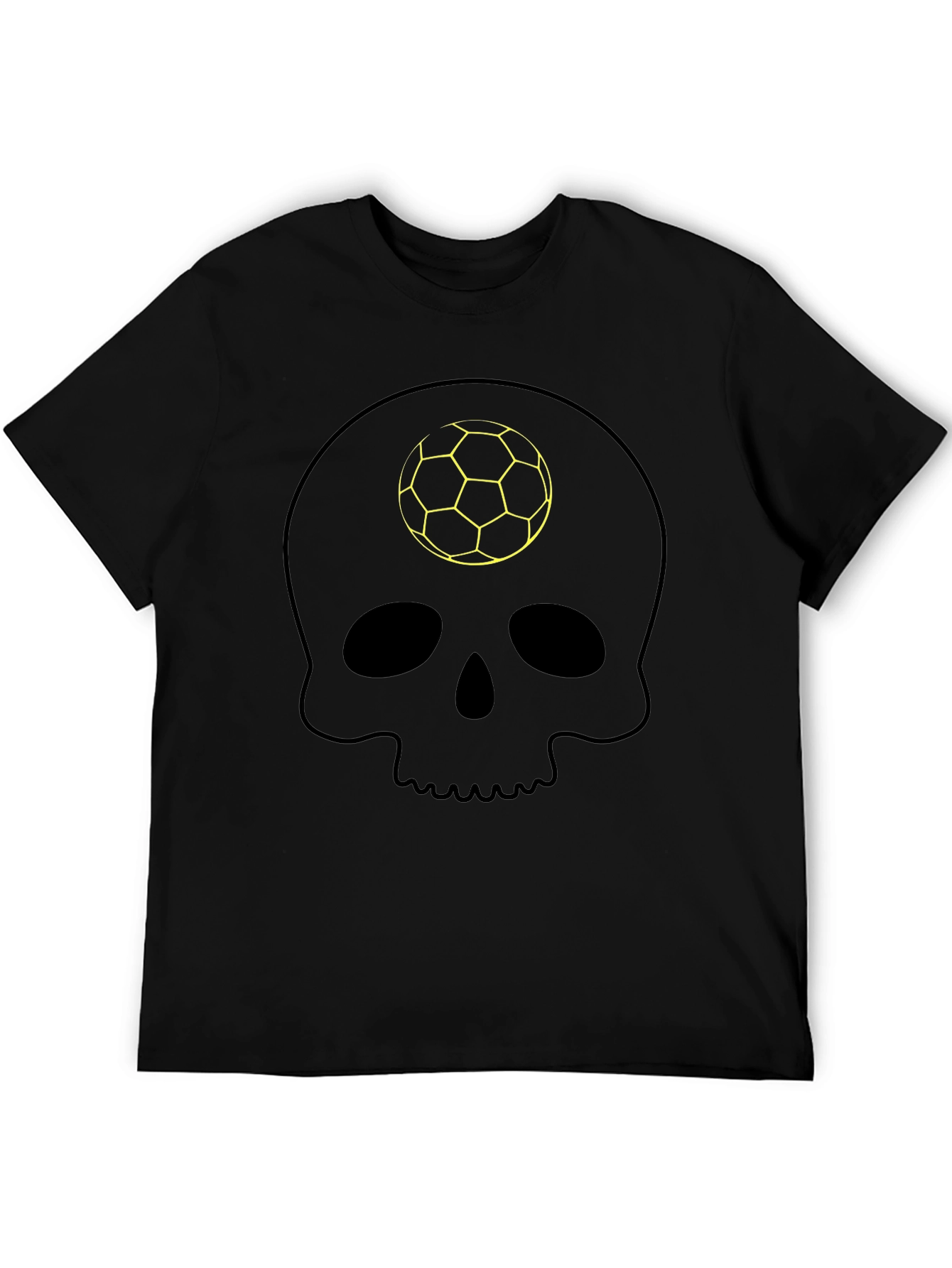 Skull Soccer T-Shirt - Stylish Graphic Tee