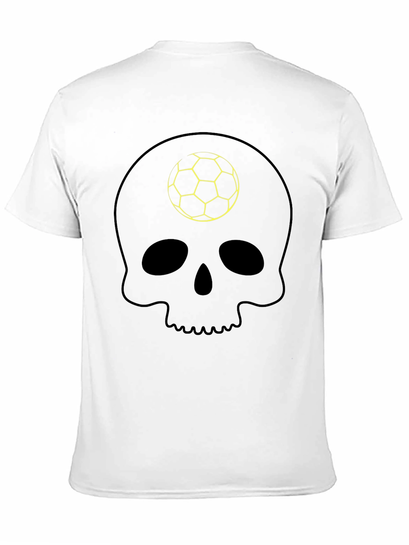 Skull Soccer T-Shirt - Stylish Graphic Tee