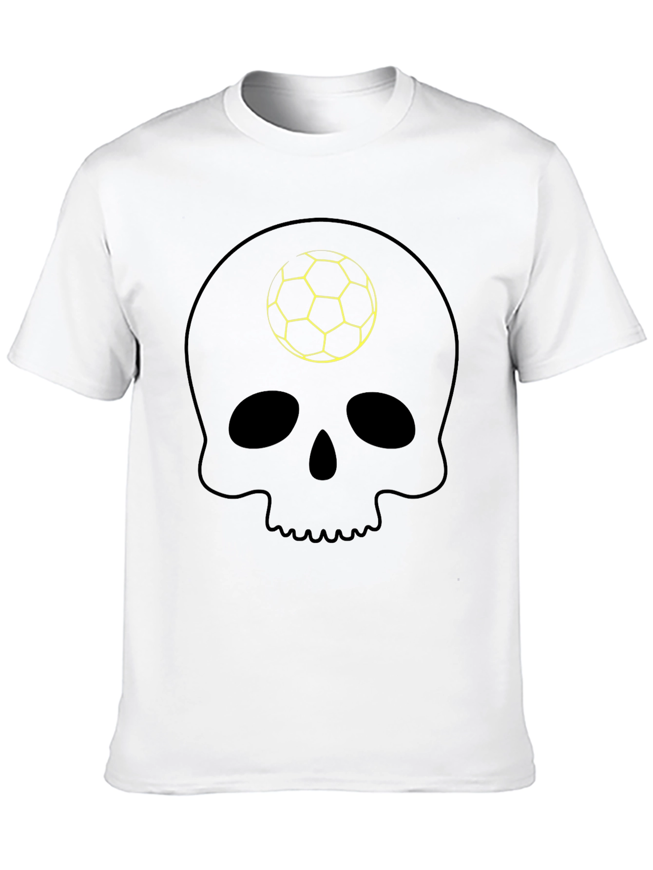 Skull Soccer T-Shirt - Stylish Graphic Tee