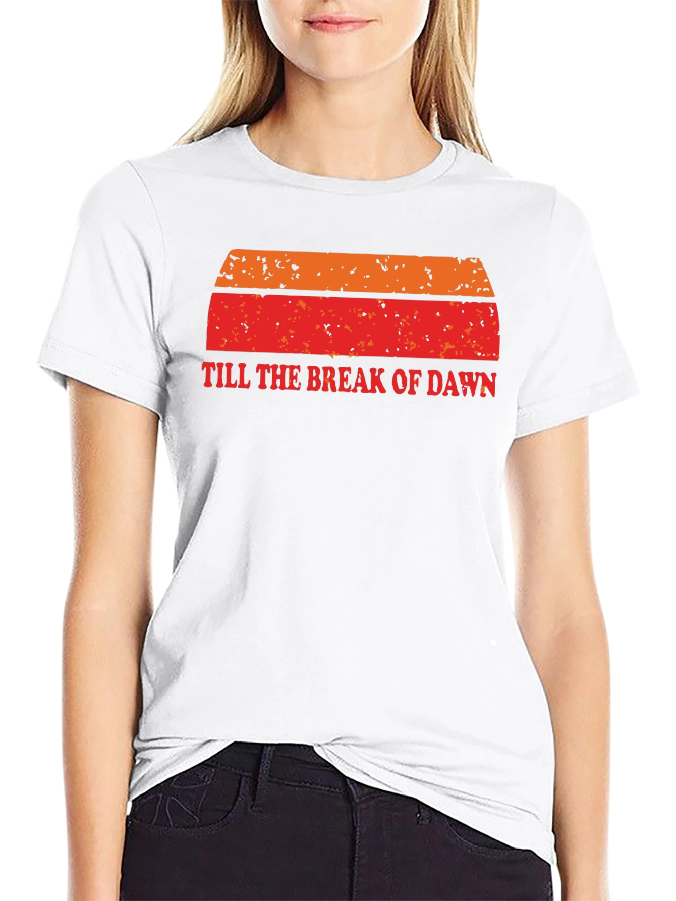 Till The Break Of Dawn Retro T-Shirt