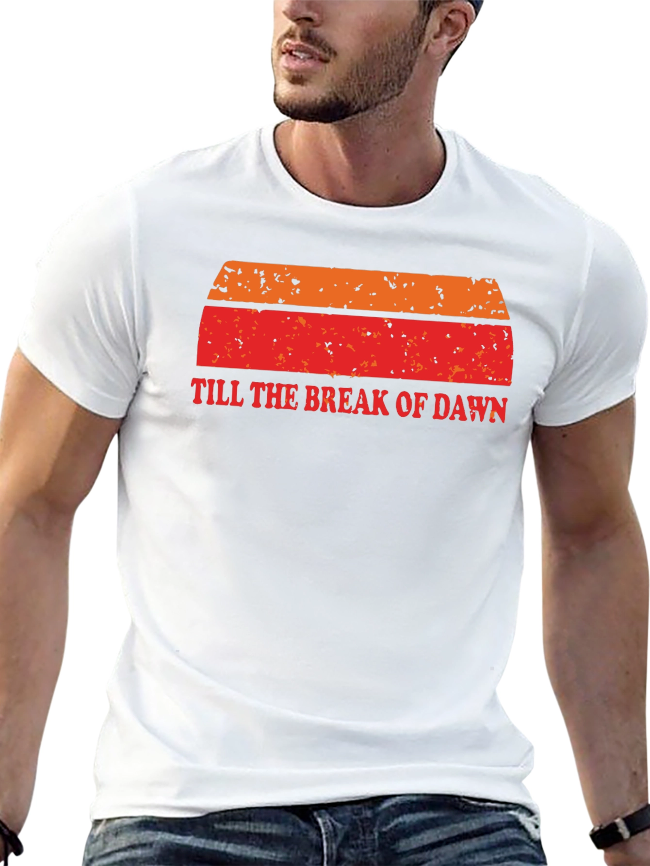 Till The Break Of Dawn Retro T-Shirt