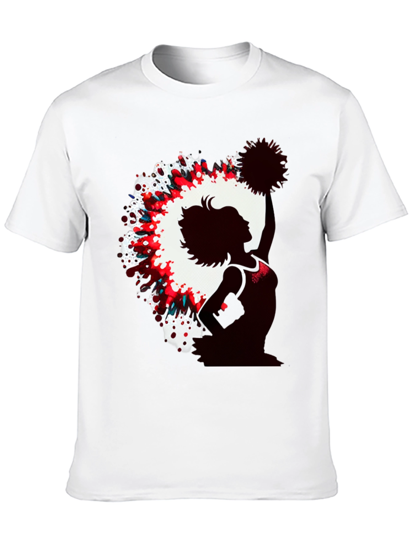 Cheerleader Silhouette Graphic Tee