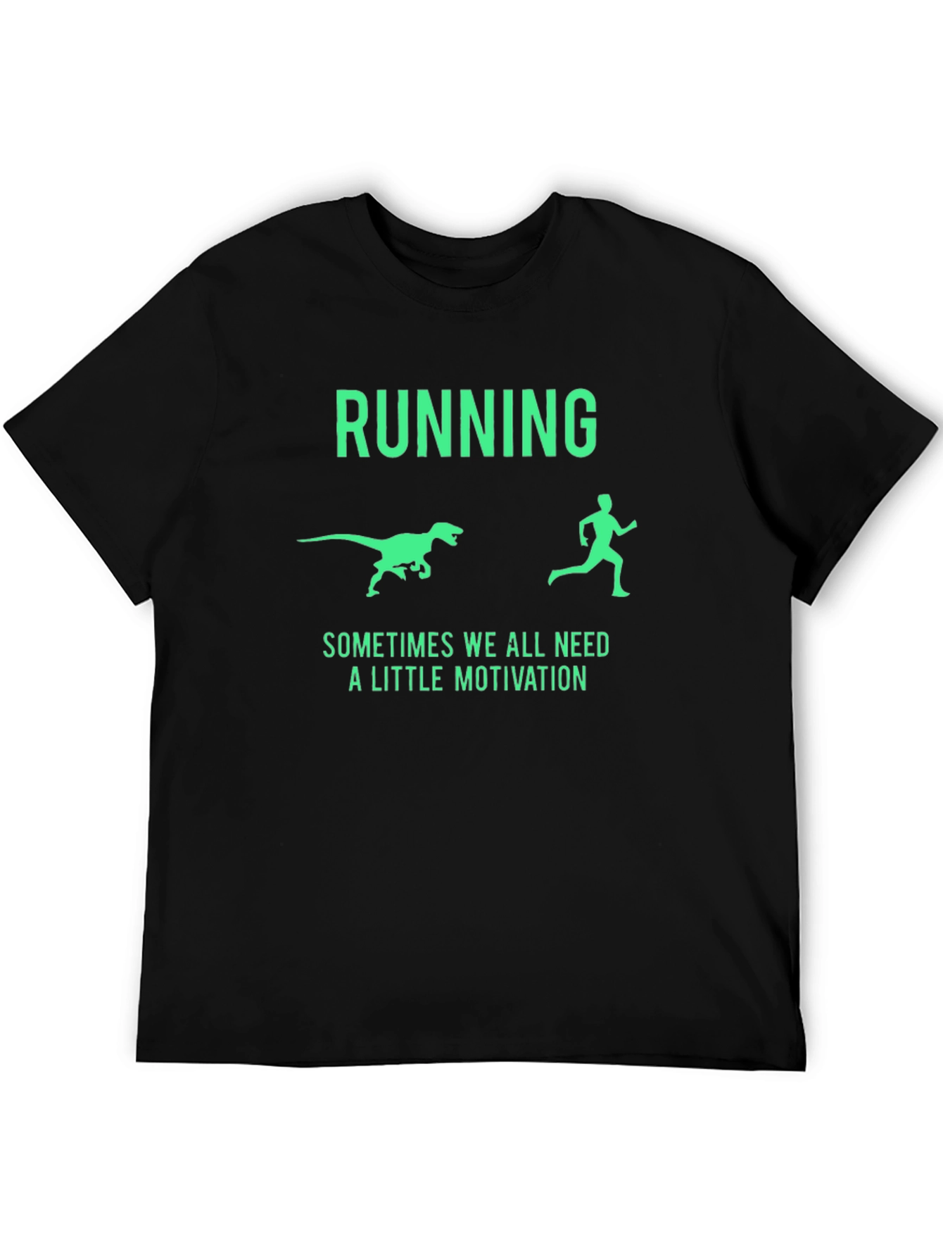 Running Dinosaur Motivation Graphic Tee