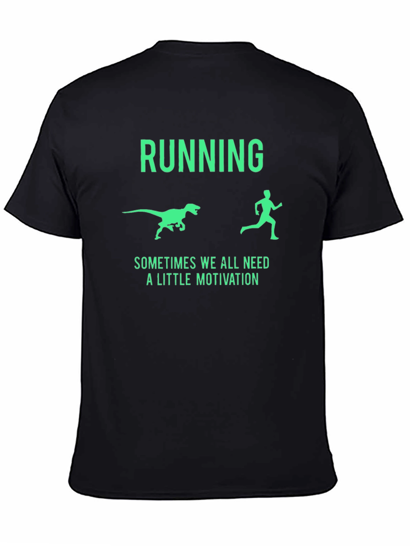 Running Dinosaur Motivation Graphic Tee