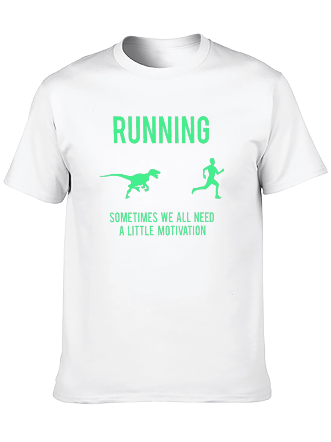 Running Dinosaur Motivation Graphic Tee