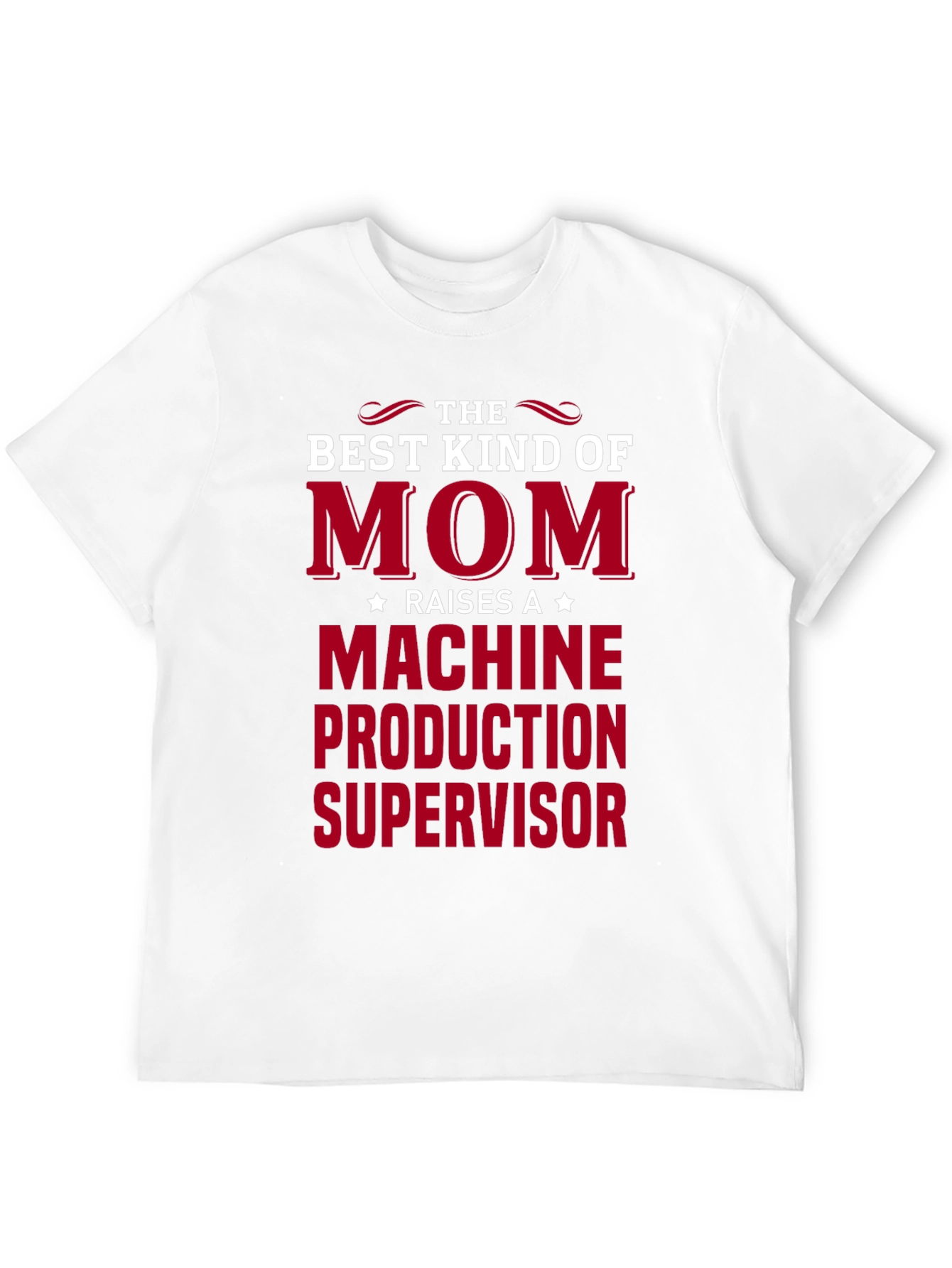 Best Kind of Mom Machine Production Supervisor T-Shirt