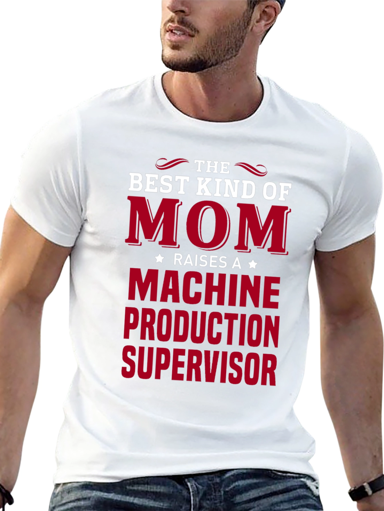 Best Kind of Mom Machine Production Supervisor T-Shirt