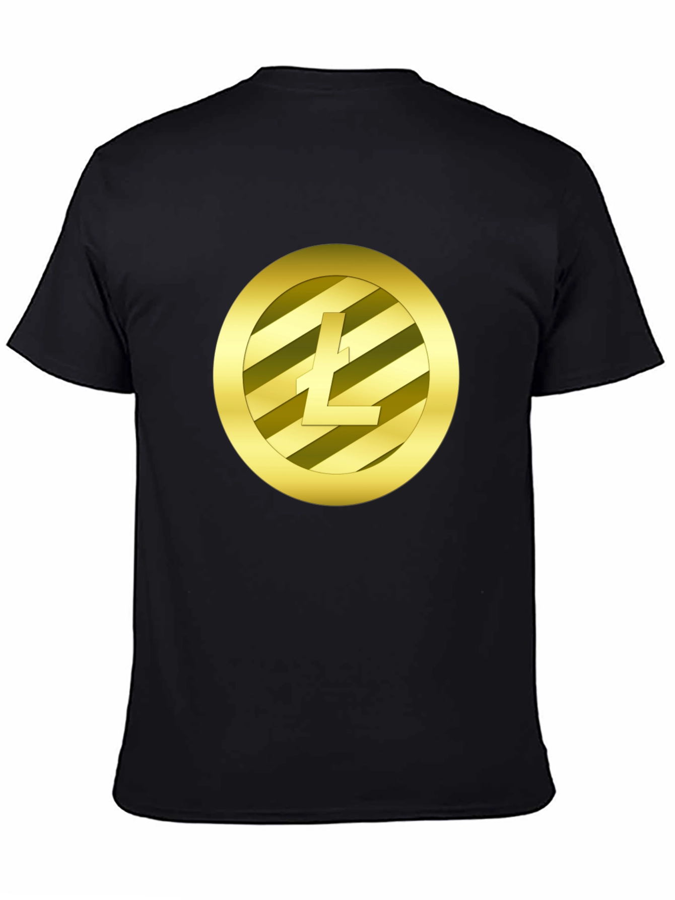 Litecoin Crypto Tee - Gold Coin Design