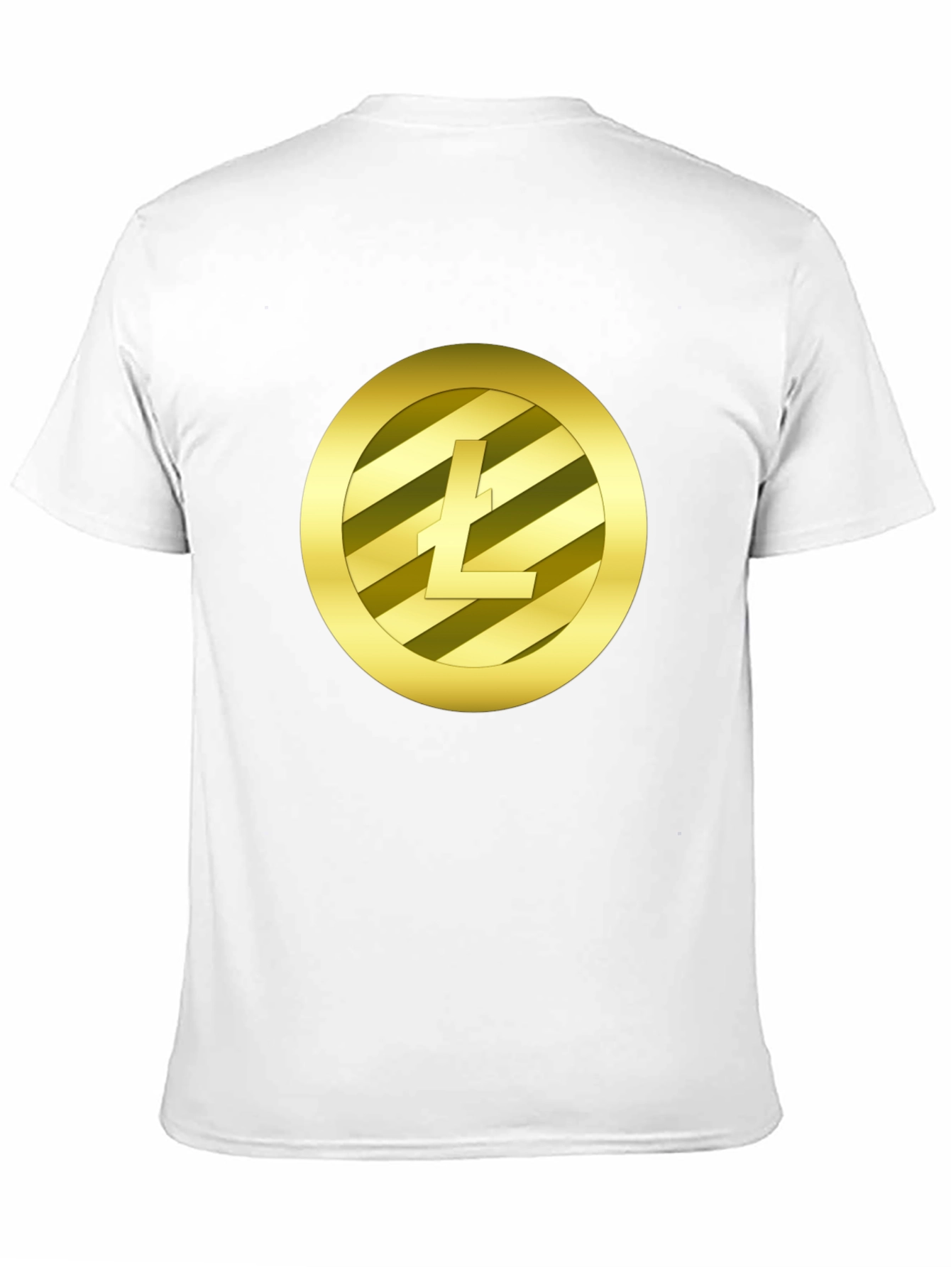 Litecoin Crypto Tee - Gold Coin Design