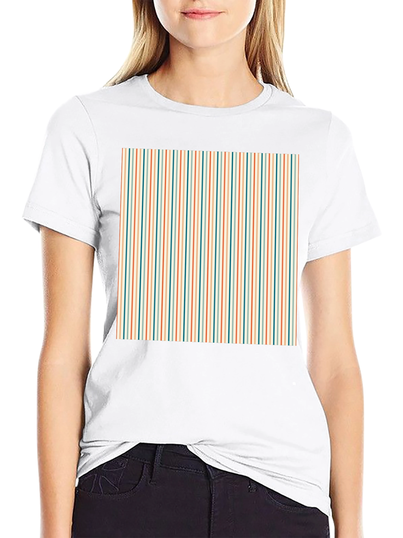 Retro Stripe Tee - Casual Style