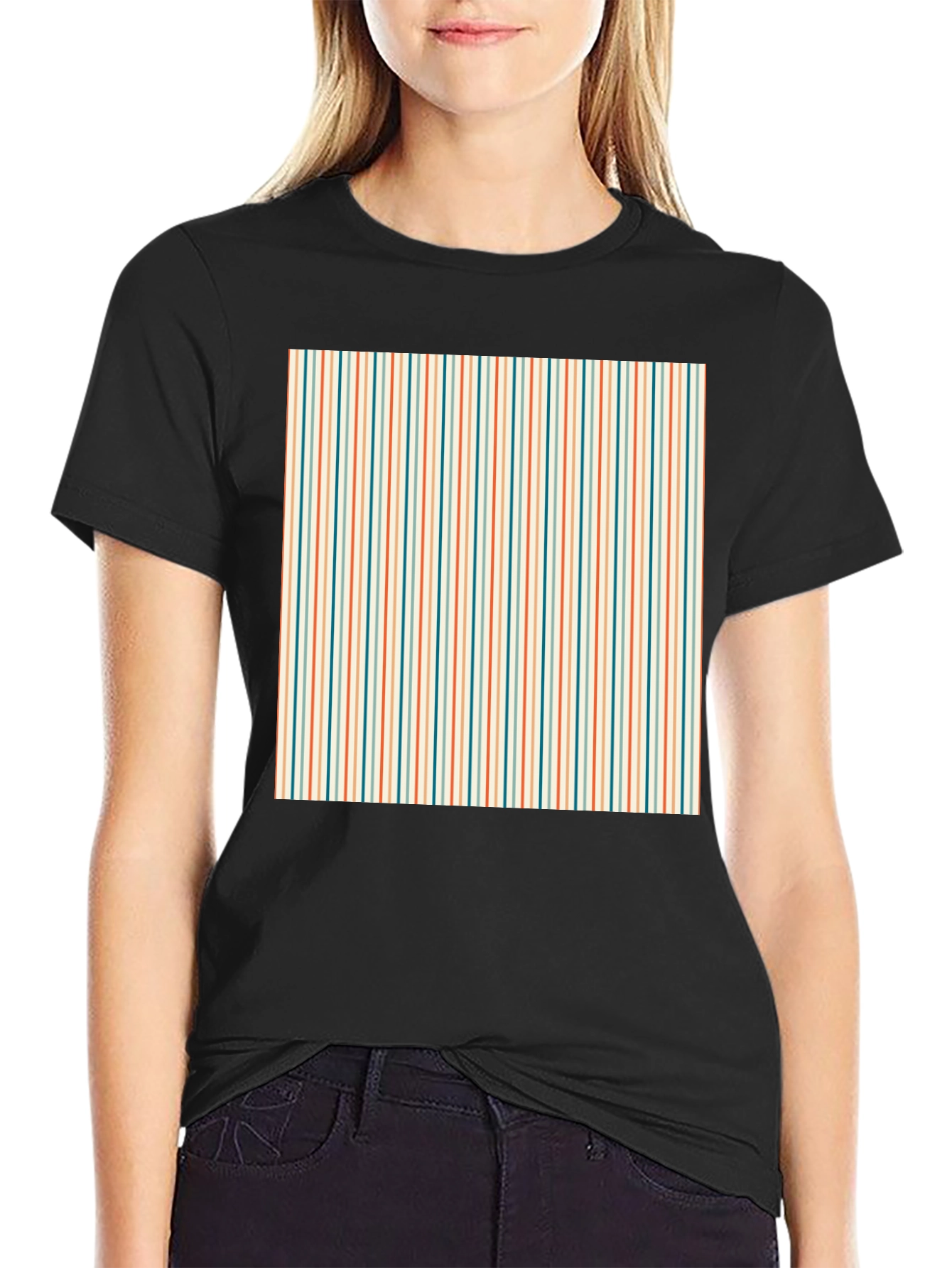 Retro Stripe Tee - Casual Style