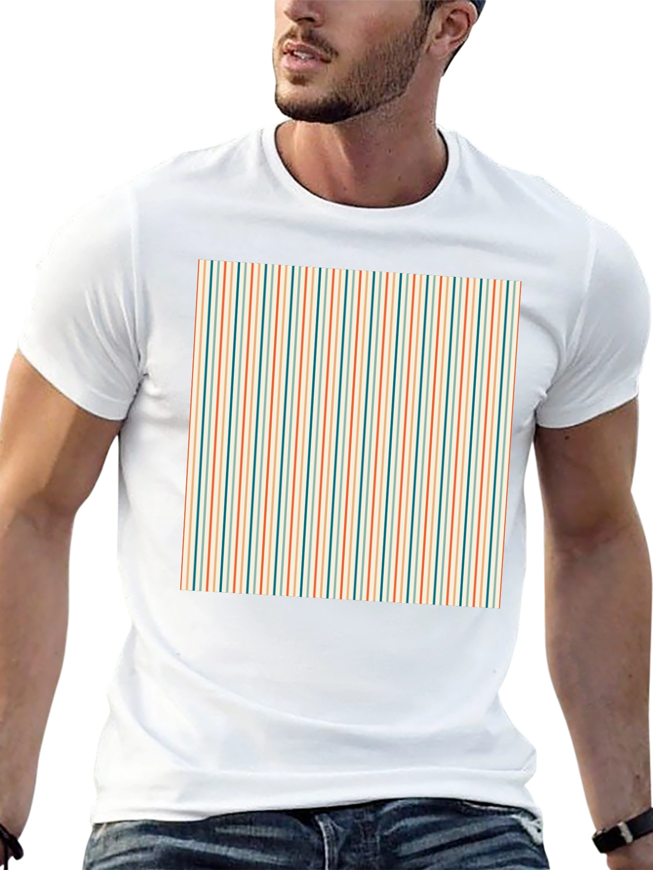 Retro Stripe Tee - Casual Style