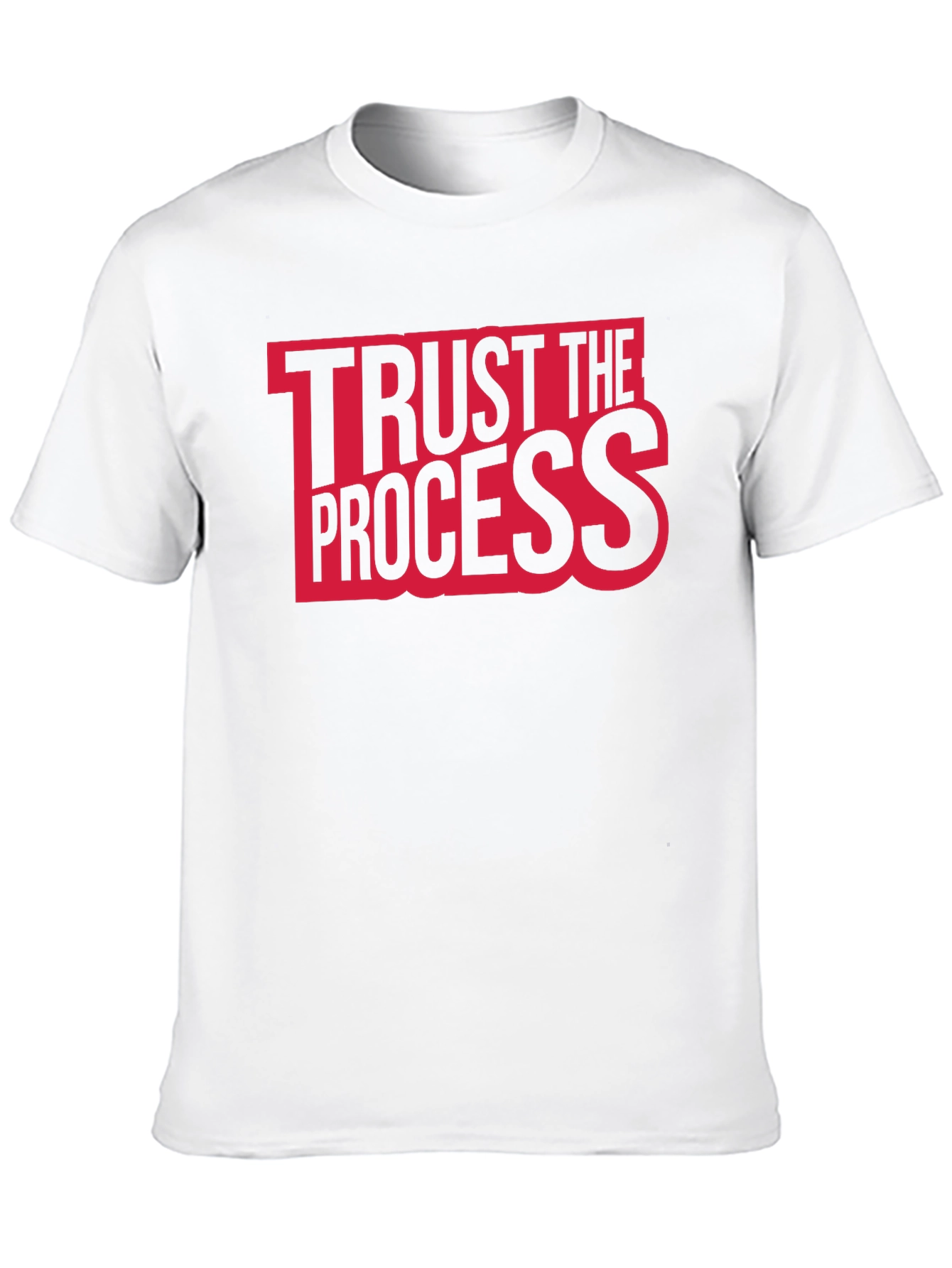 Trust The Process Graphic Tee - Black