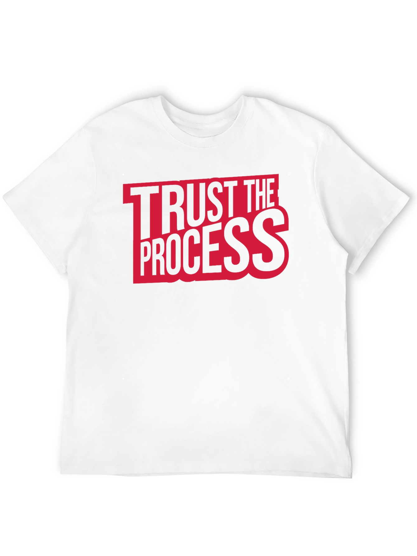 Trust The Process Graphic Tee - Black