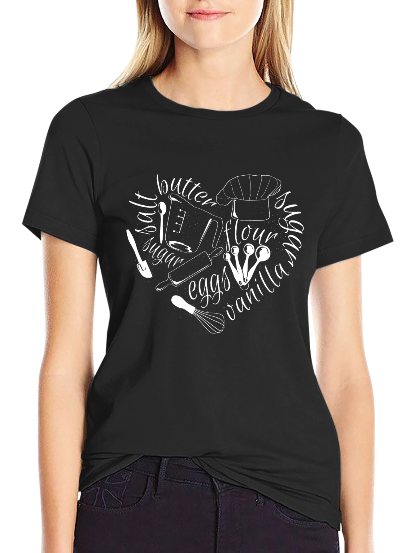 Baking Heart T-Shirt - Chef Inspired Design