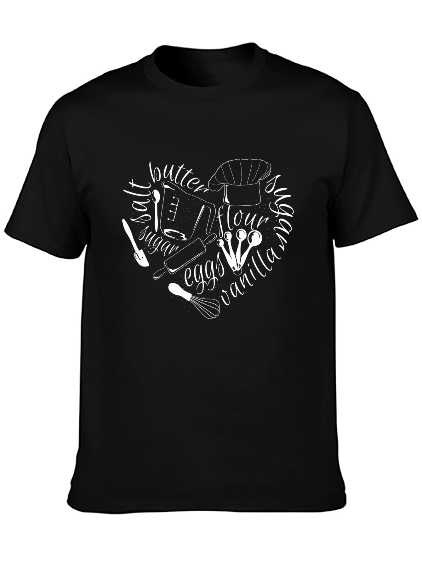 Baking Heart T-Shirt - Chef Inspired Design