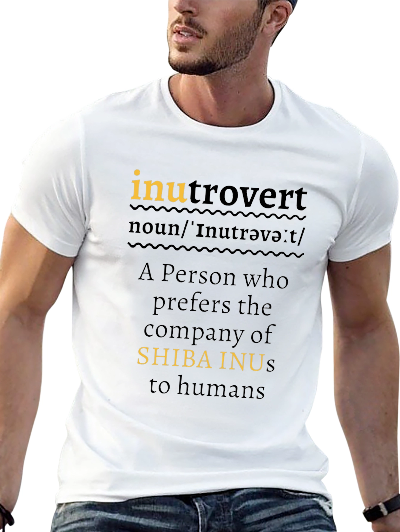Inutrovert Shiba Inu Lover T-Shirt