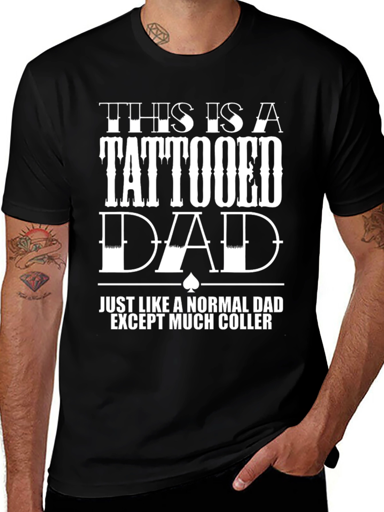 Tattooed Dad Graphic Tee