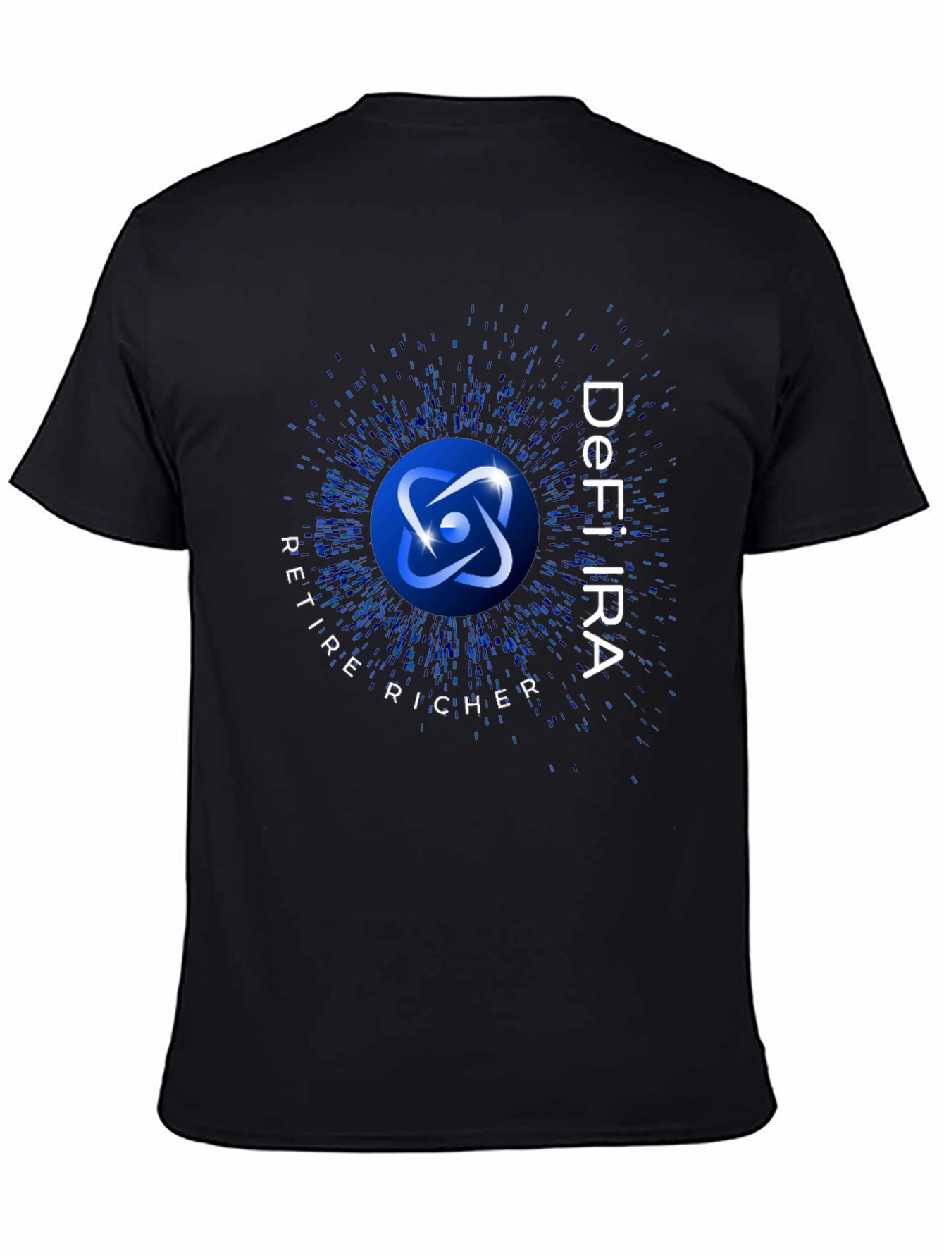 DeFi IRA Retire Richer Black T-Shirt