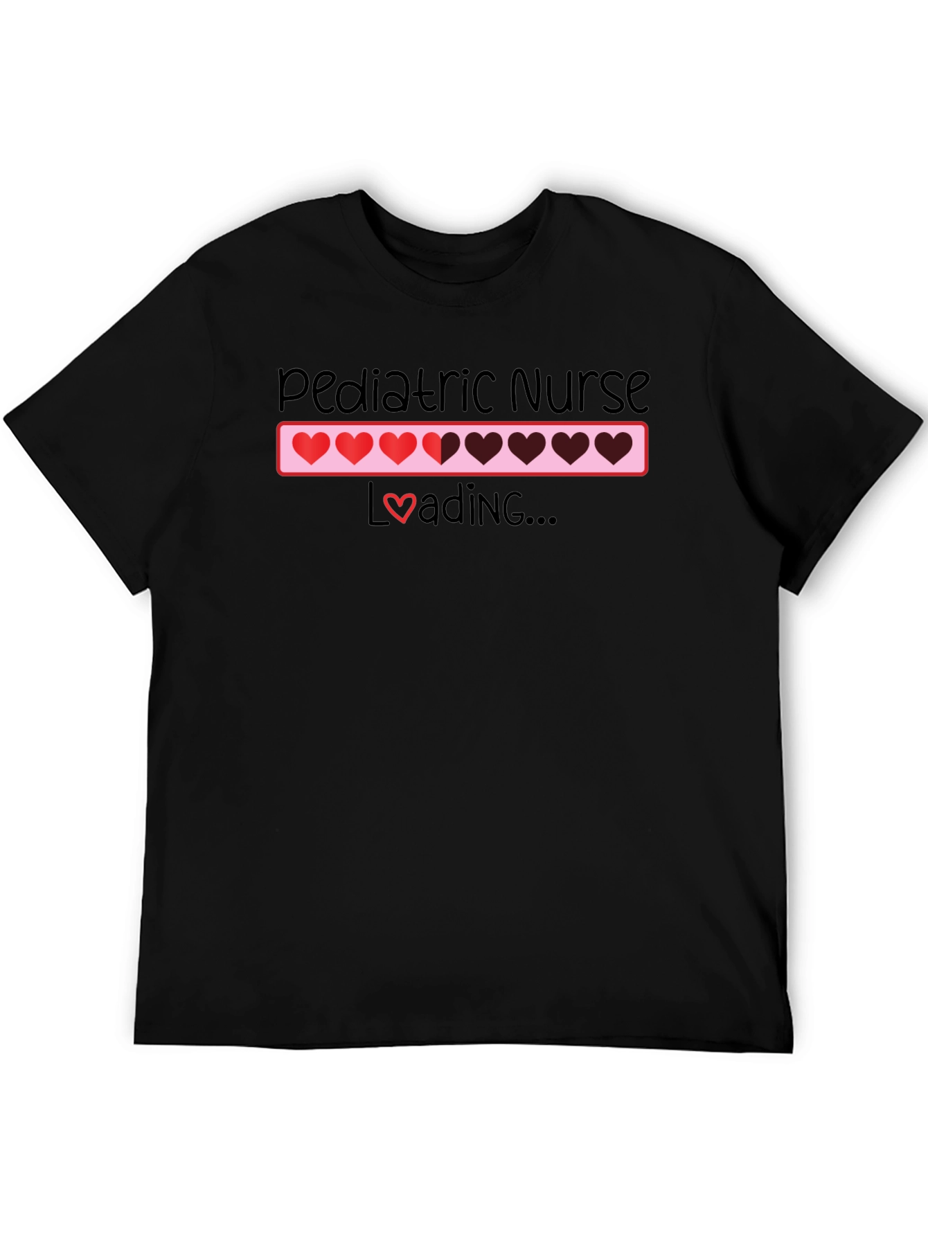 Pediatric Nurse Loading T-Shirt - Heart Design
