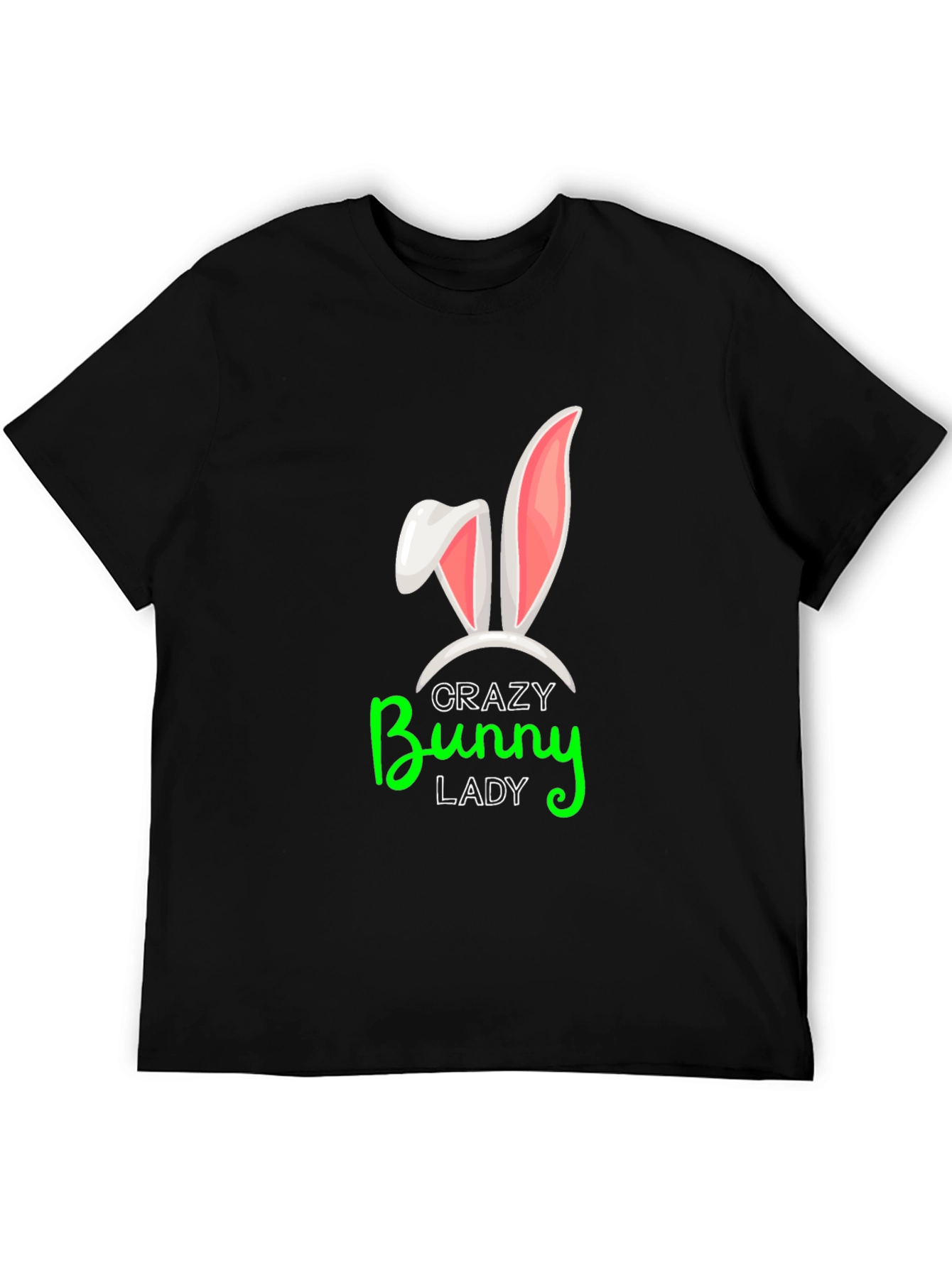 Crazy Bunny Lady Graphic Tee