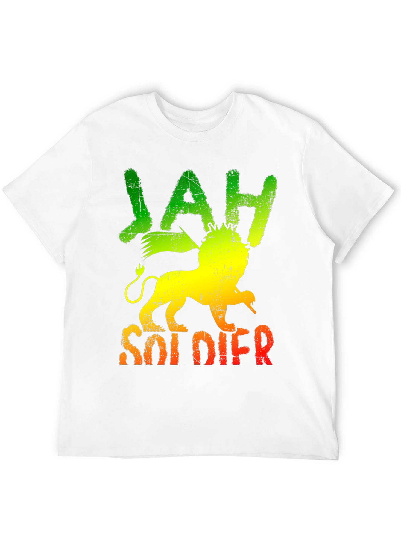 Rasta Jah Soldier Lion T-Shirt