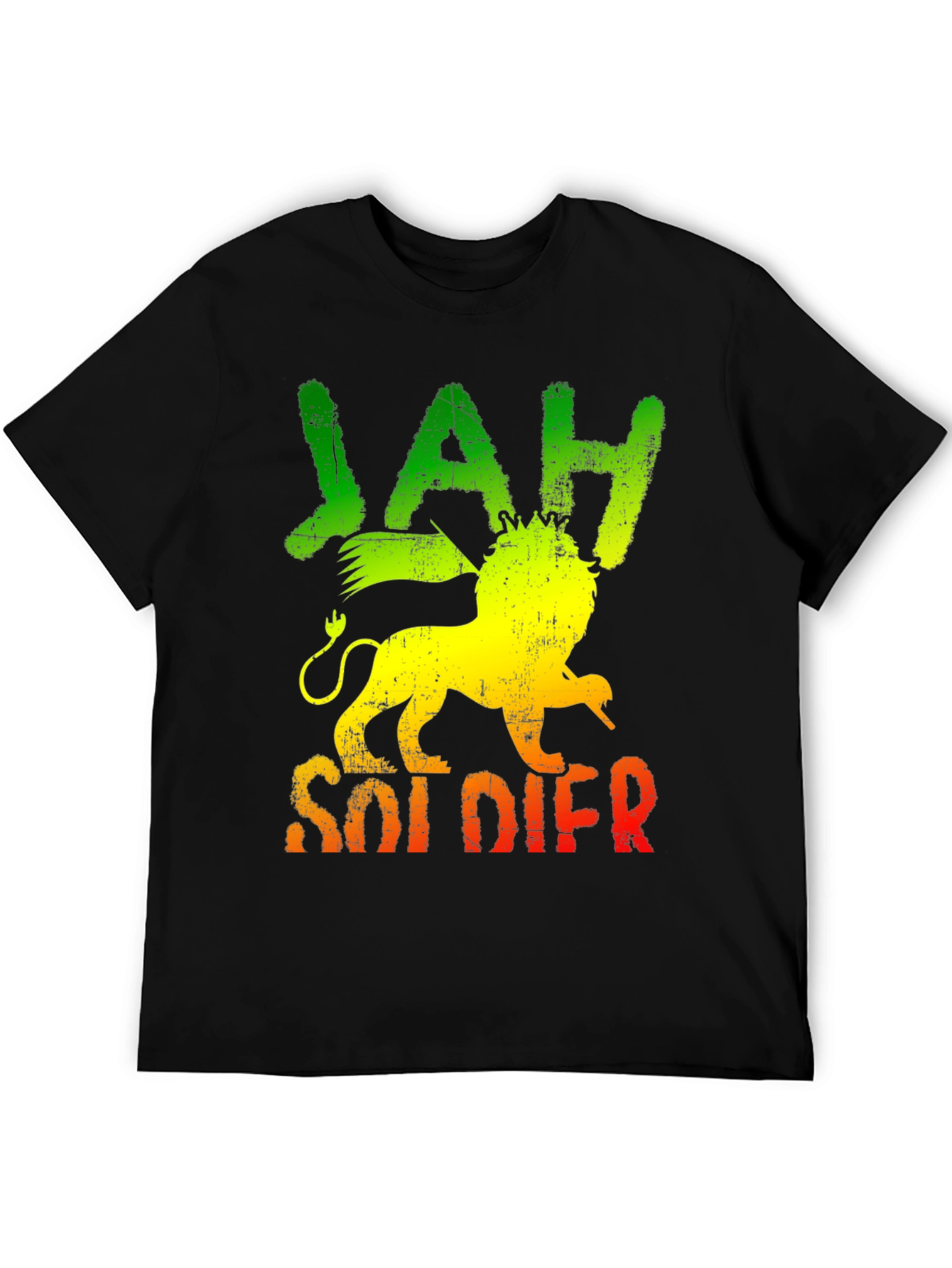 Rasta Jah Soldier Lion T-Shirt