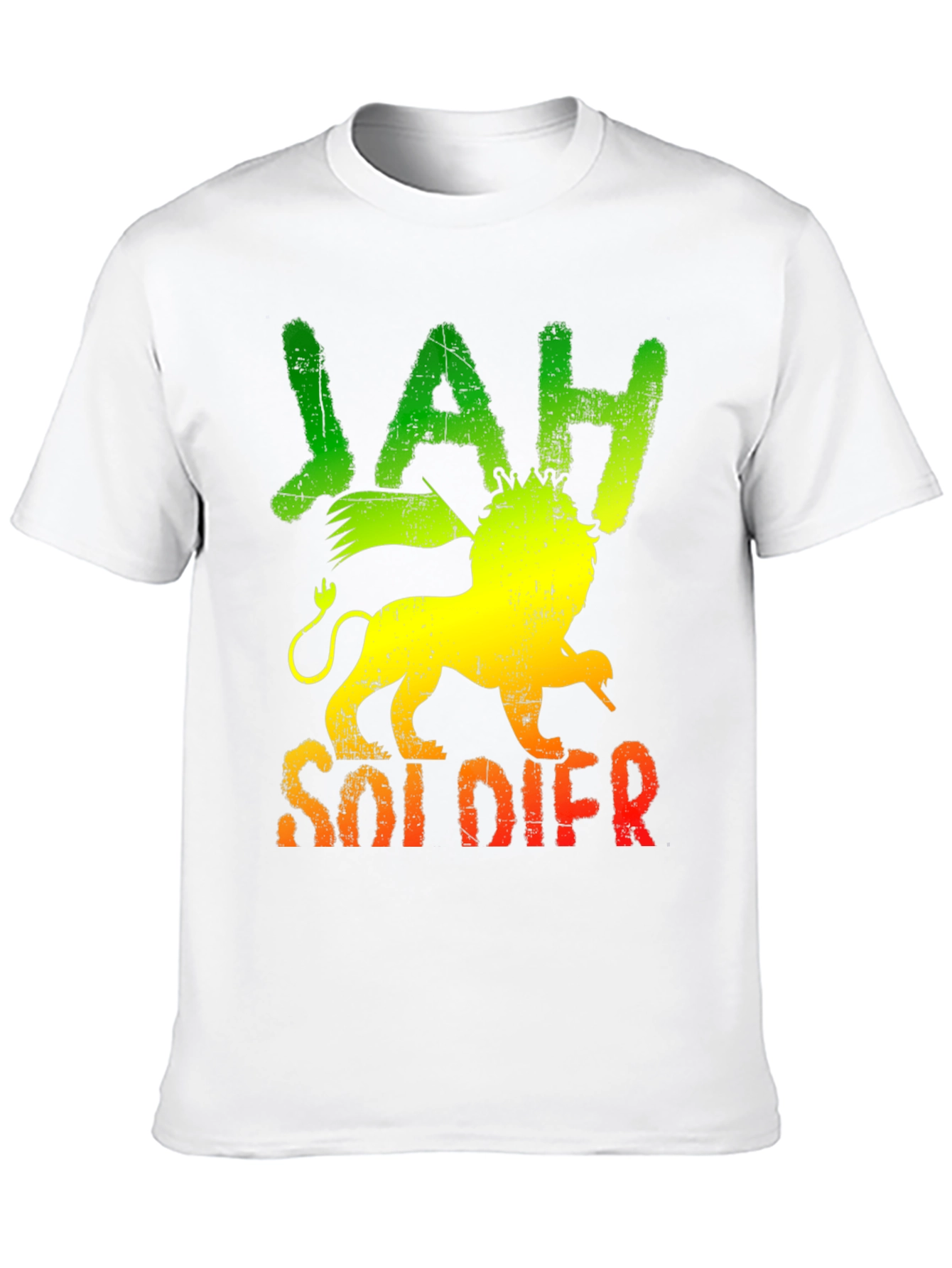 Rasta Jah Soldier Lion T-Shirt