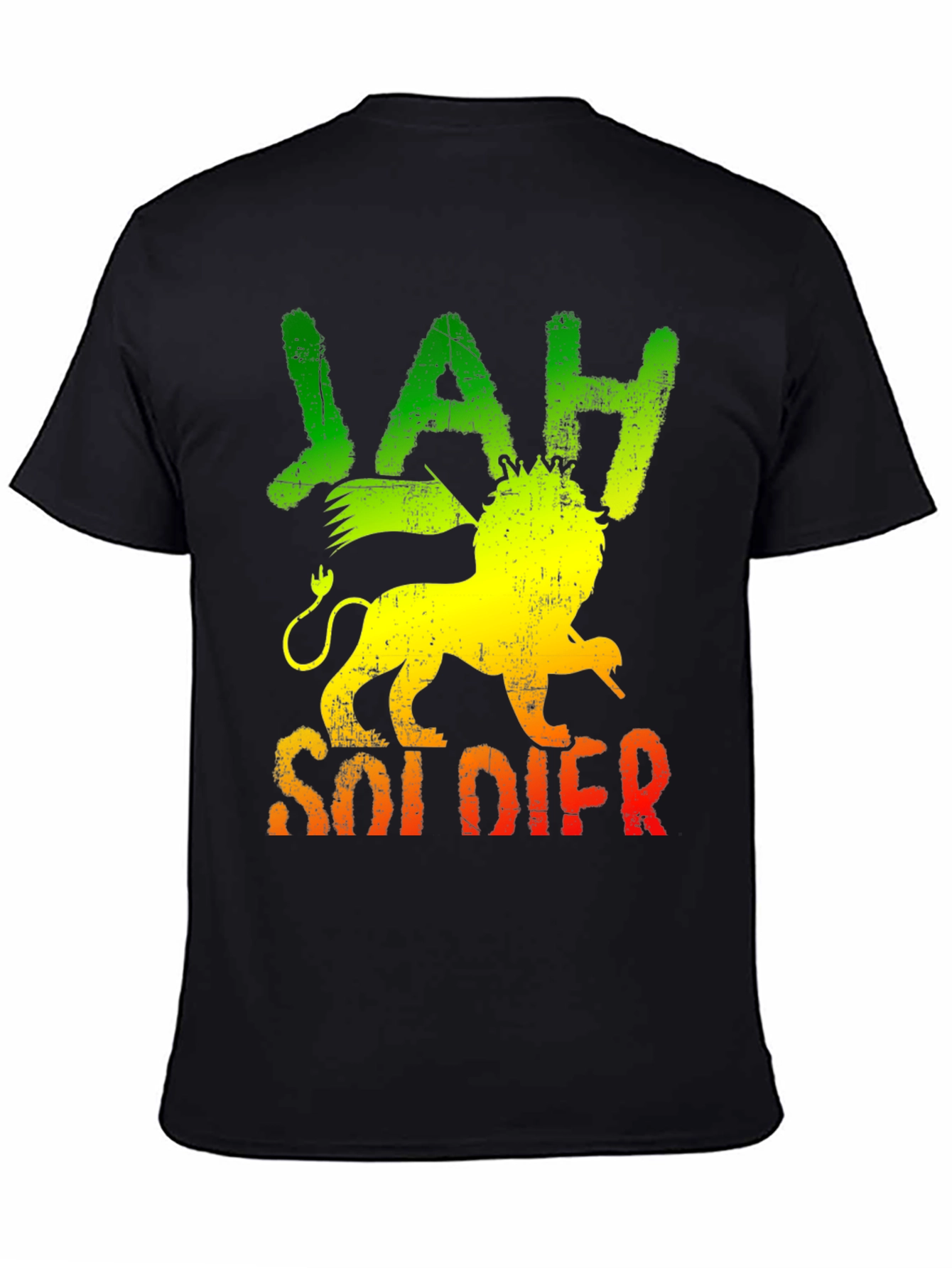 Rasta Jah Soldier Lion T-Shirt