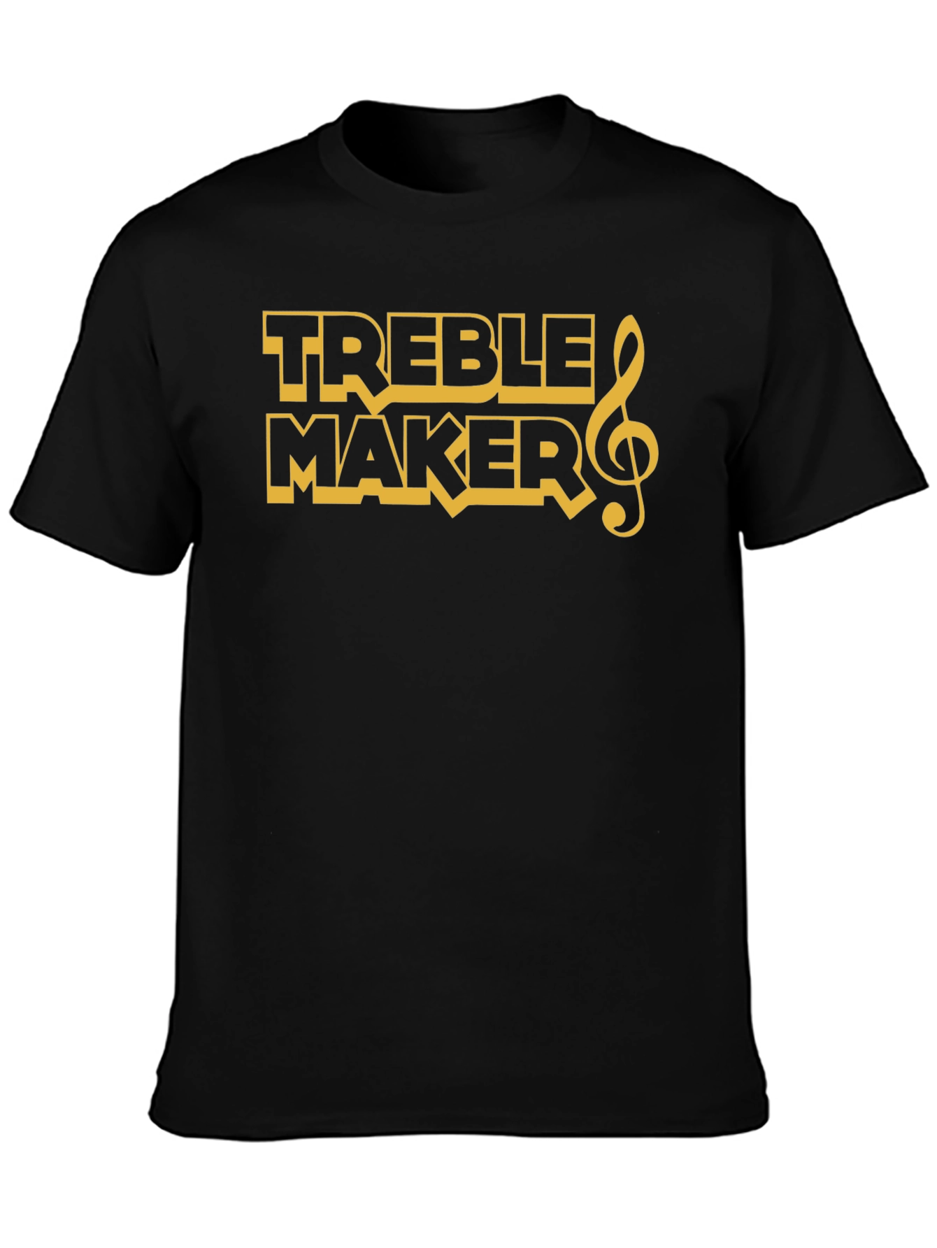 Treble Maker Graphic T-Shirt - Black Cotton Tee