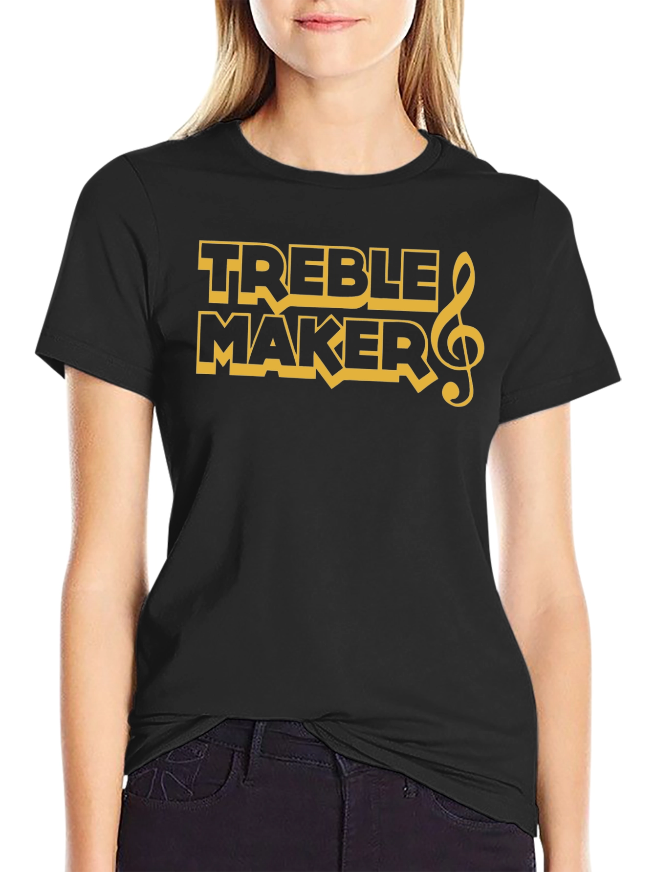 Treble Maker Graphic T-Shirt - Black Cotton Tee