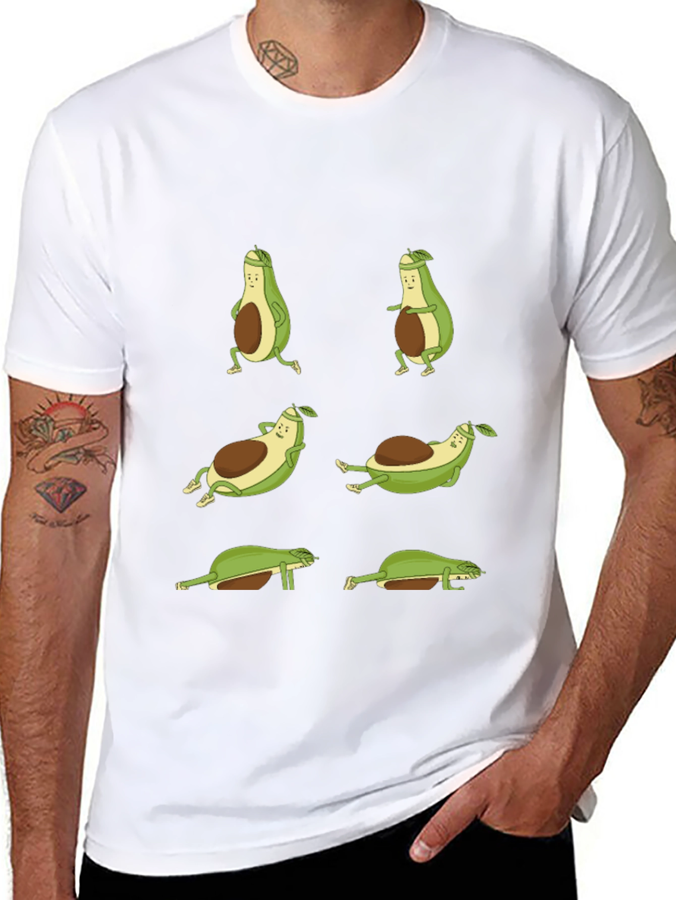 Avocado Yoga T-Shirt - Relaxed Style