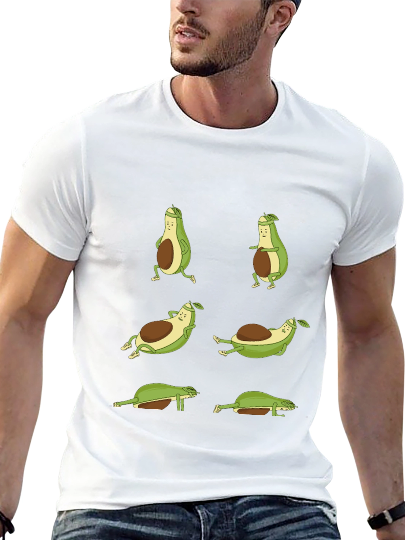 Avocado Yoga T-Shirt - Relaxed Style