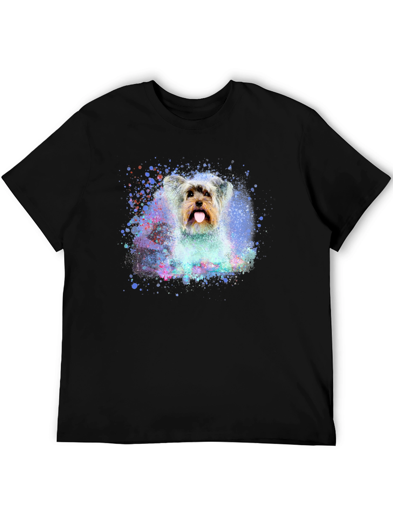 Dog Art Black T-Shirt