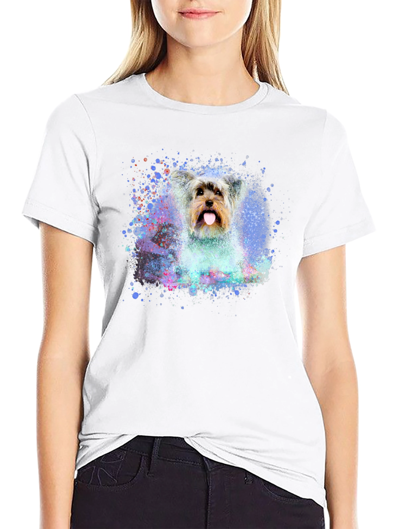 Dog Art Black T-Shirt