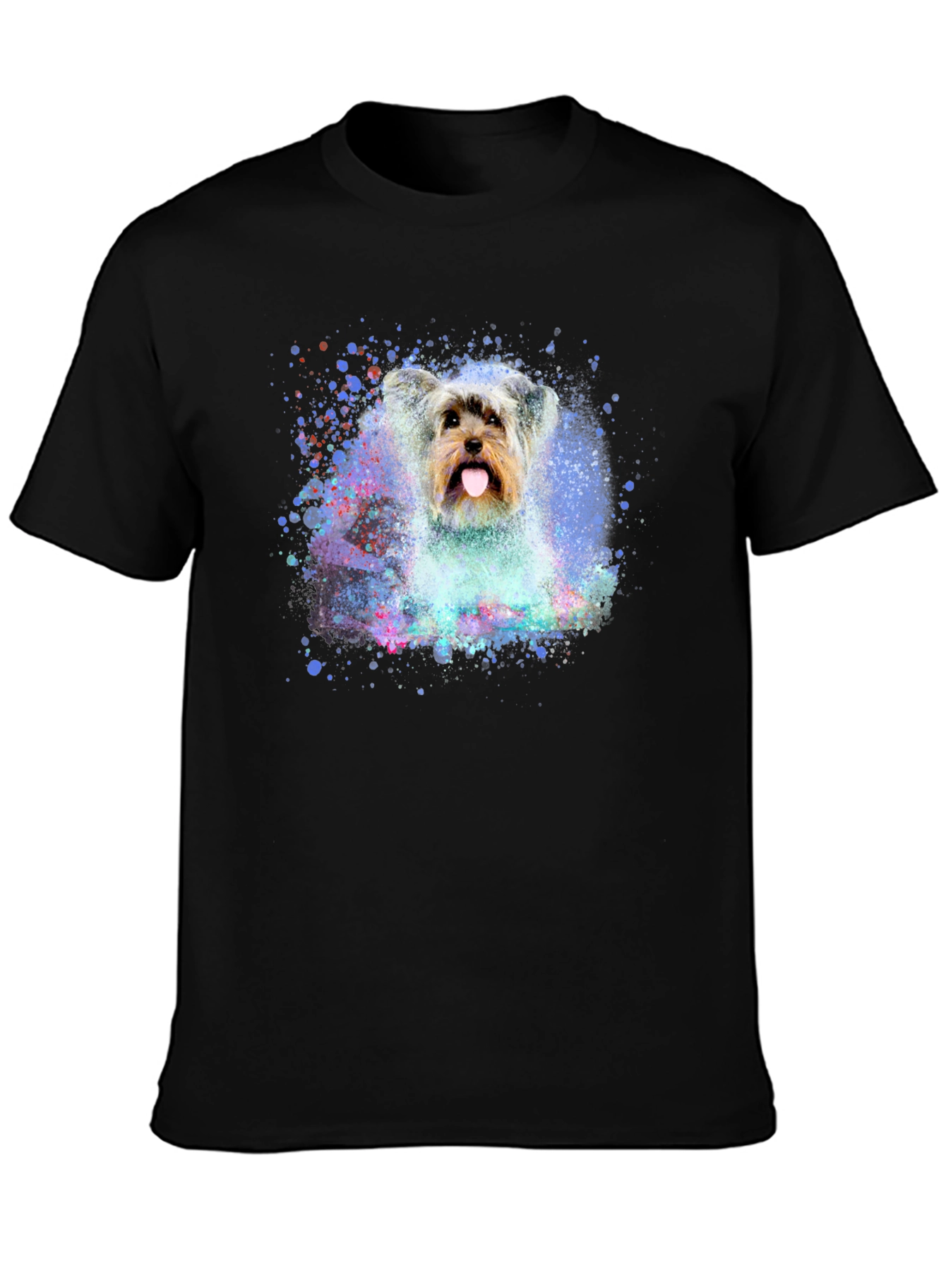 Dog Art Black T-Shirt