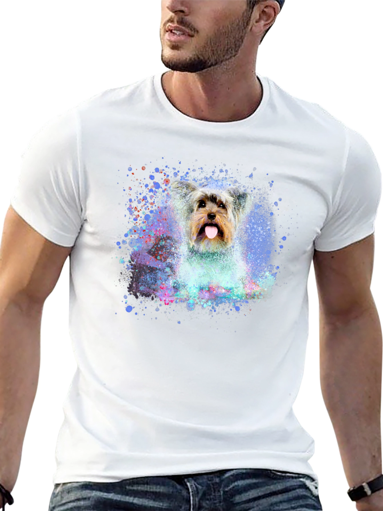 Dog Art Black T-Shirt