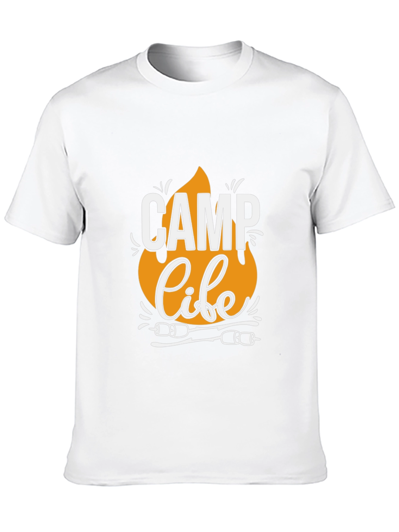 Camp Life T-Shirt - Black Camping Tee